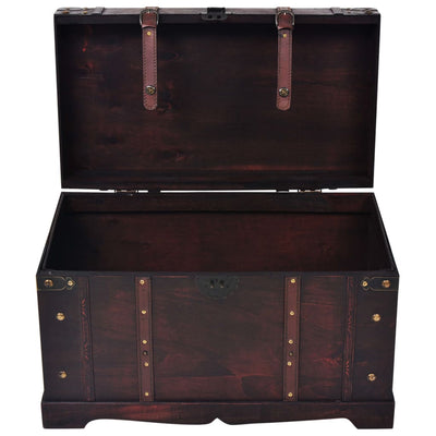 Vintage Treasure Chest Wood 66x38x40 cm