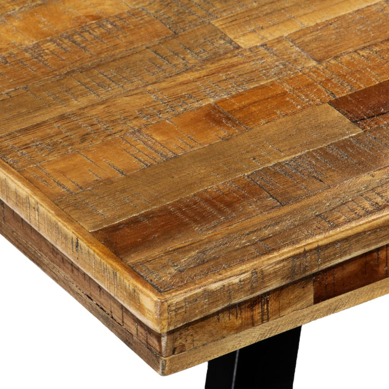 Dining Table Reclaimed Teak and Steel 180x90x76 cm