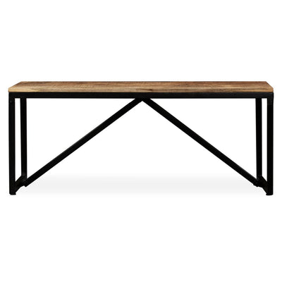 Bench Solid Mango Wood 110x35x45 cm