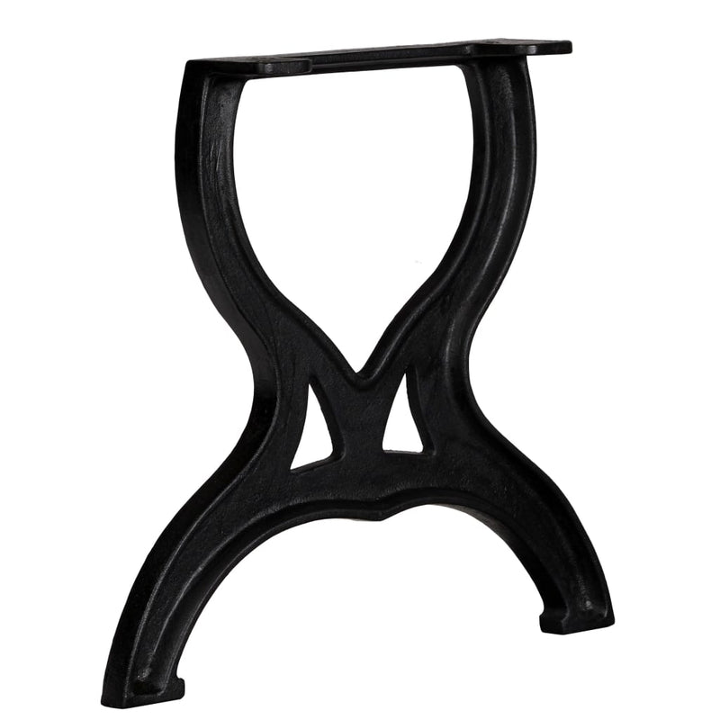 Coffee Table Legs 2 pcs X-Frame Cast Iron