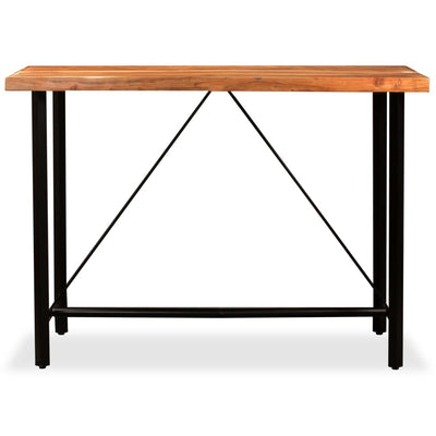 Bar Table 150x70x107 cm Solid Acacia Wood