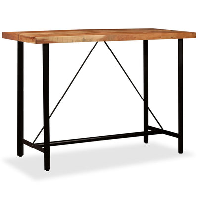 Bar Table 150x70x107 cm Solid Acacia Wood