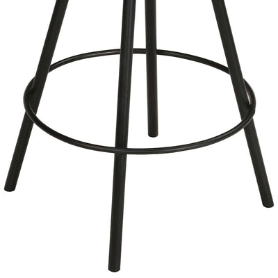 Bar Stools 4 pcs Real Leather