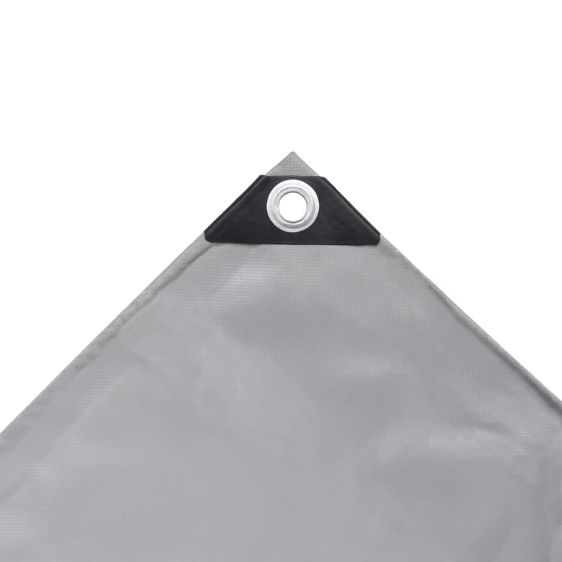 Tarpaulin 650 g/m² 4x4 m Grey