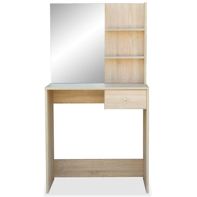 Dressing Table Engineered Wood 75x40x141 cm Oak