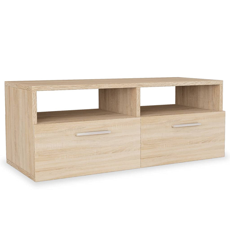 TV Cabinet Engineered Wood 95x35x36 cm Oak