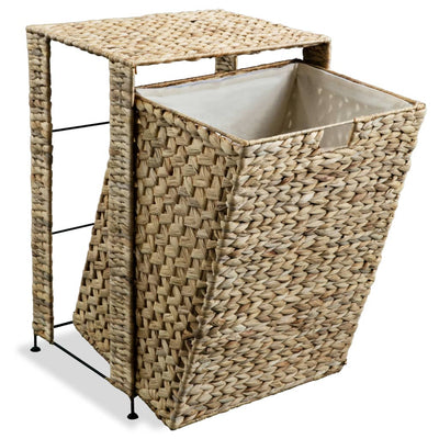 Laundry Basket 44x34x64 cm Water Hyacinth