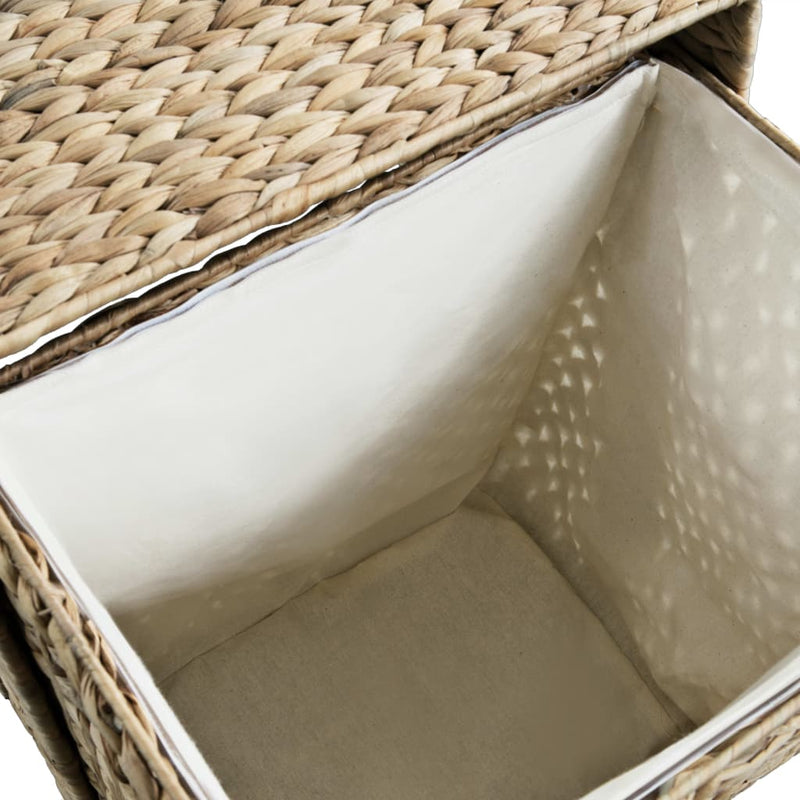 Laundry Basket 44x34x64 cm Water Hyacinth