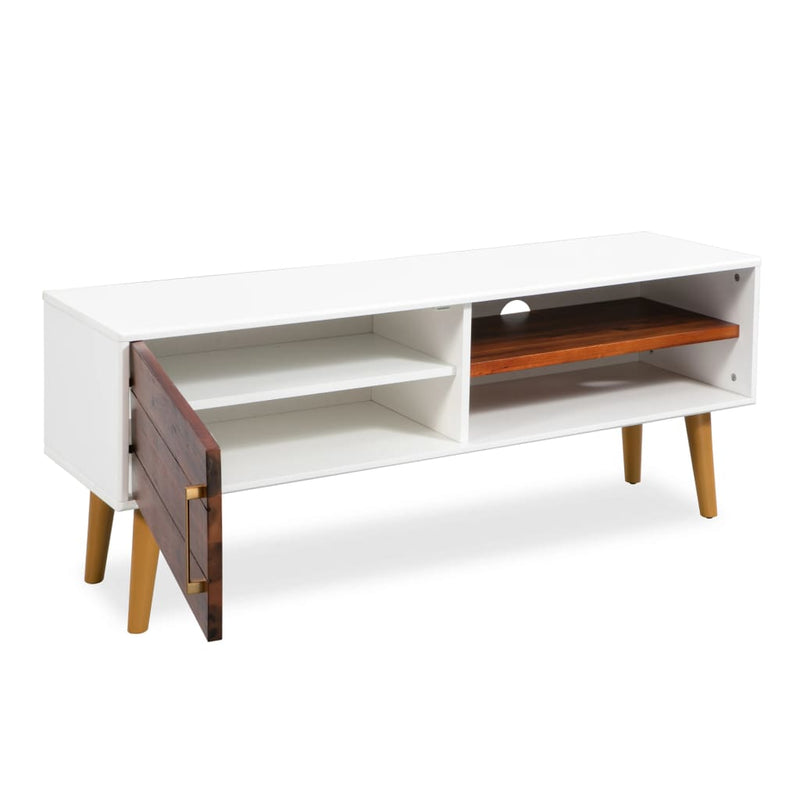 TV Cabinet Solid Acacia Wood 120x35x45 cm