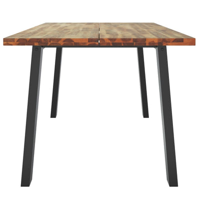 Dining Table Solid Acacia Wood 170x90x75 cm