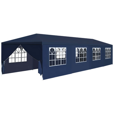 Garden Marquee 3x12 m Blue