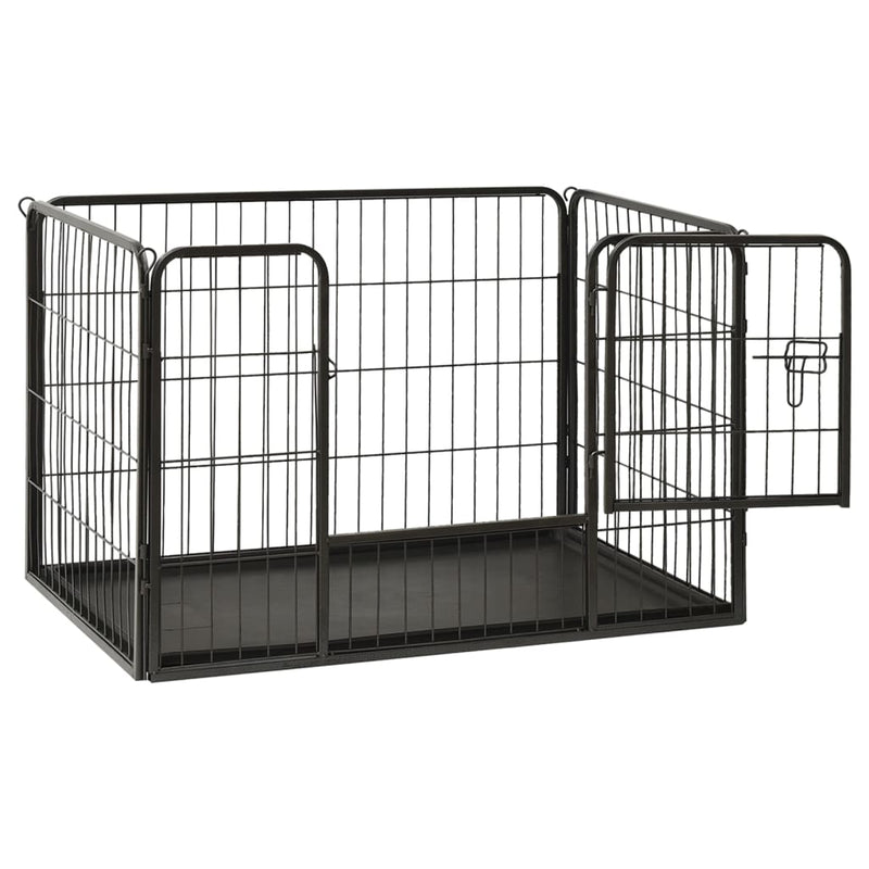 Puppy Playpen Steel 91.5x59x61cm