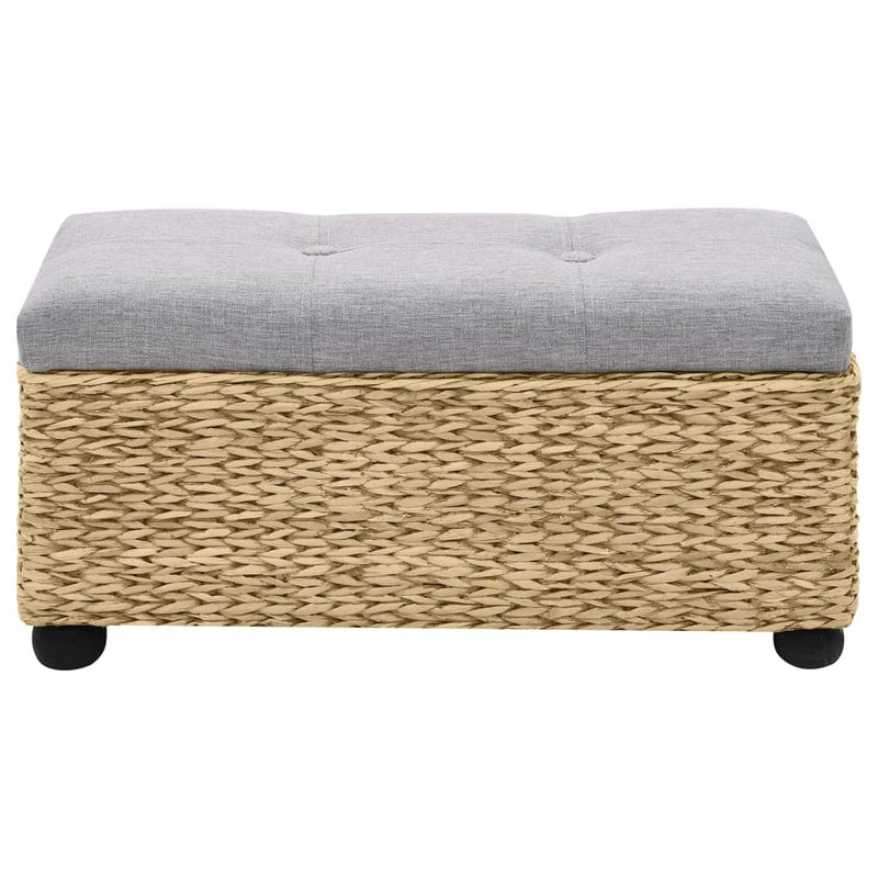 Bench Set 2 Pieces Seagrass Grey