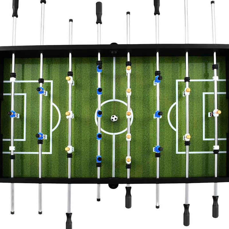 Football Table Steel 60 kg 140x74.5x87.5 cm Black