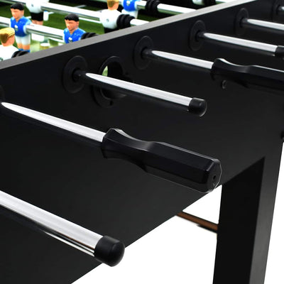 Football Table Steel 60 kg 140x74.5x87.5 cm Black