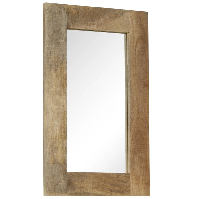 Mirror Solid Mango Wood 50x80 cm