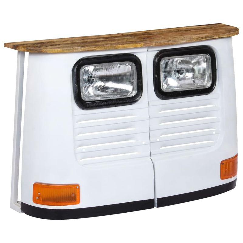 Truck Sideboard Solid Mango Wood White