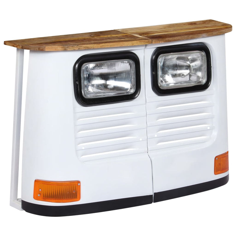 Truck Sideboard Solid Mango Wood White