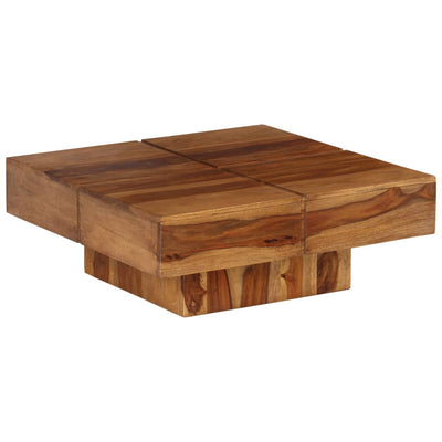 Coffee Table 80x80x30 cm Solid Wood Acacia