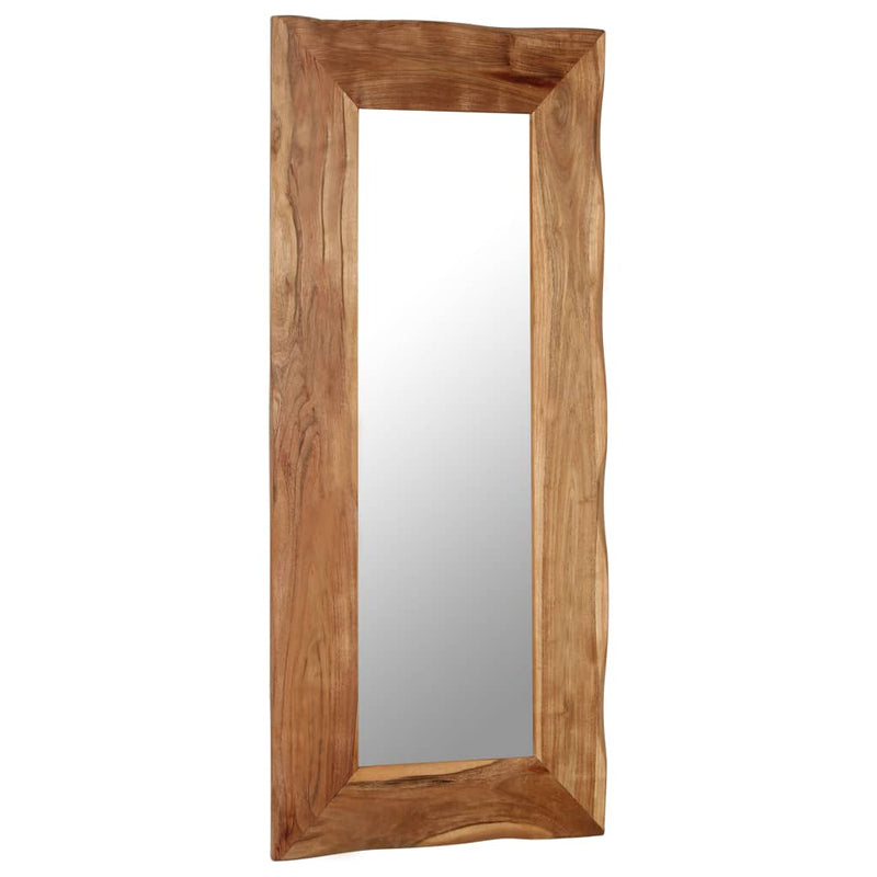 Cosmetic Mirror 50x110 cm Solid Acacia Wood