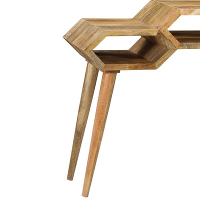 Console Table Solid Wood Mango 90x35x76 cm