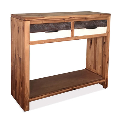 Console Table Solid Acacia Wood 86x30x75 cm