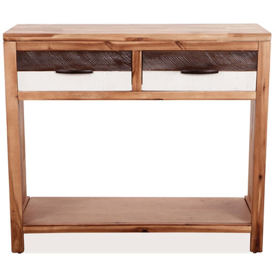 Console Table Solid Acacia Wood 86x30x75 cm