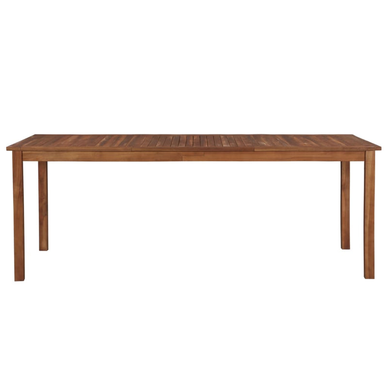 Garden Table 200x100x74 cm Solid Acacia Wood