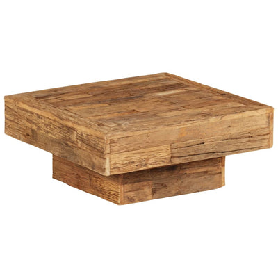 Coffee Table Solid Reclaimed Wood 70x70x30 cm