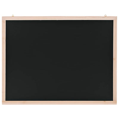 Wall-Mounted Blackboard Cedar Wood 60x80 cm