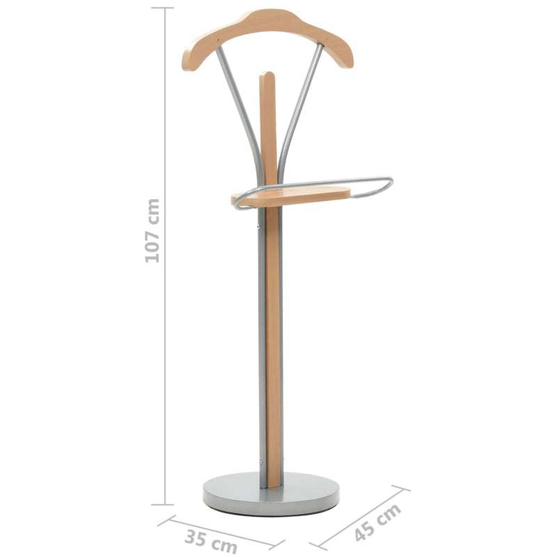 Suit Stand 45x35x107 cm Natural