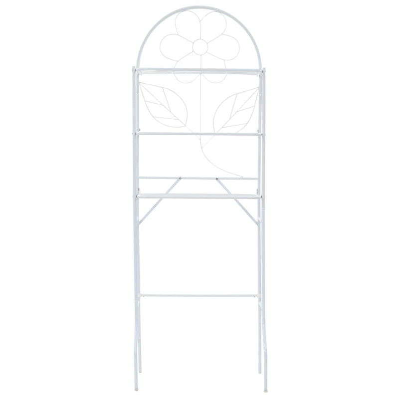 Toilet Rack White 60x33x174 cm