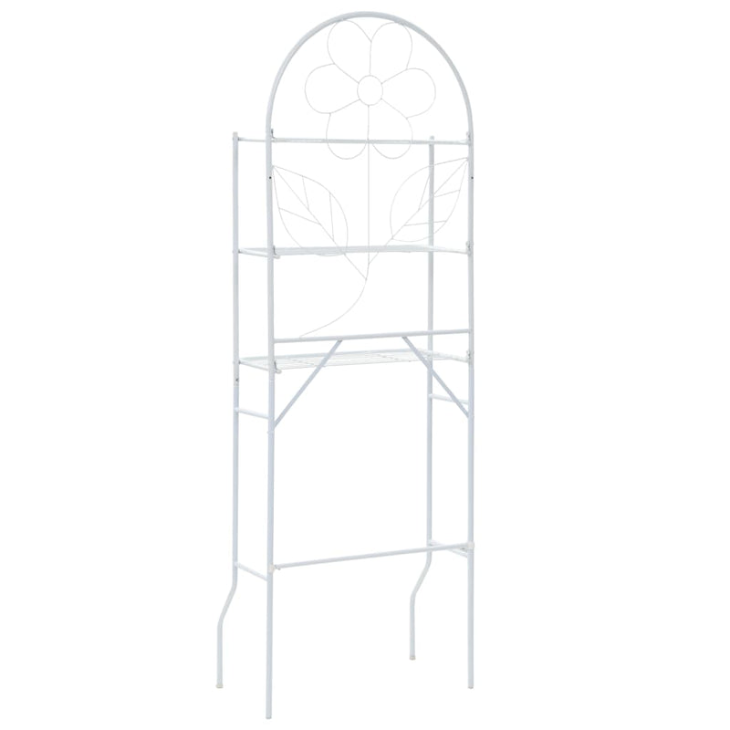 Toilet Rack White 60x33x174 cm