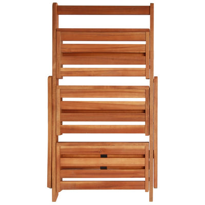 3-Tier Plant Stand 50x63x80 cm Solid Acacia Wood