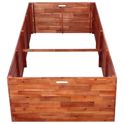 Garden Raised Bed Acacia Wood 200x100x50 cm