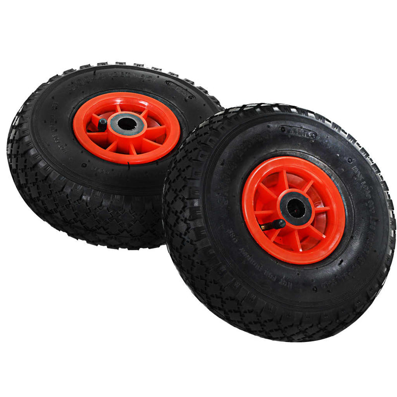 Sack Truck Wheels 2 pcs Rubber 3.00-4