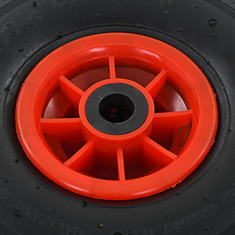 Sack Truck Wheels 2 pcs Rubber 3.00-4