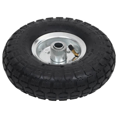 Sack Truck Wheels 2 pcs Rubber 4.10/3.50-4