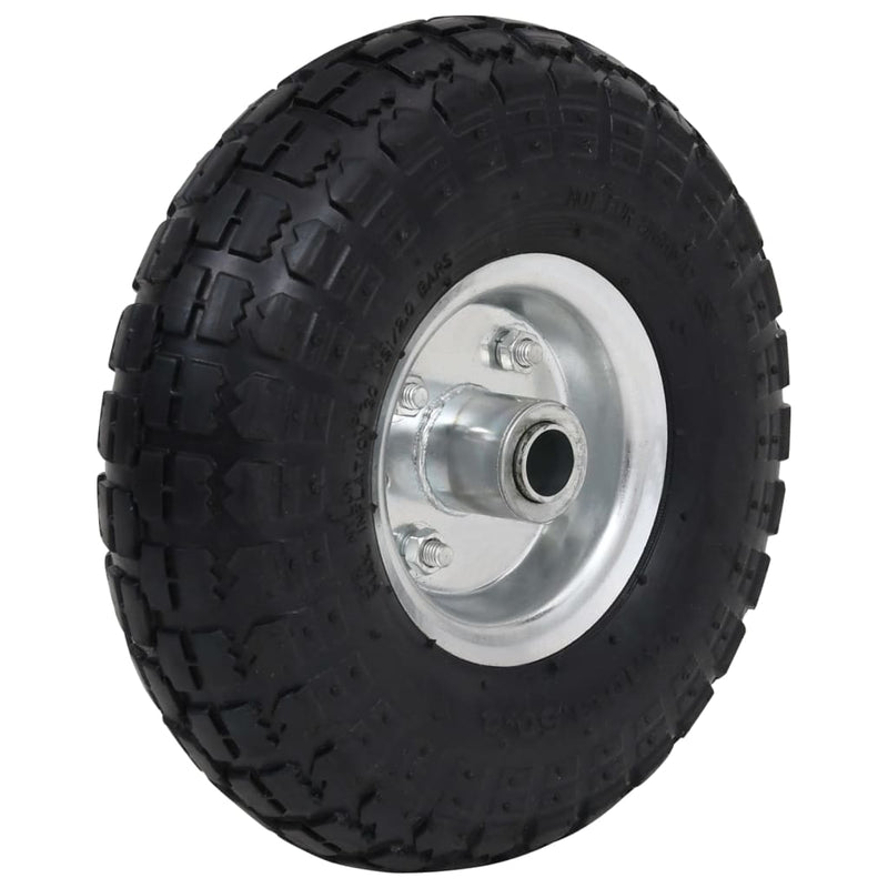 Sack Truck Wheels 2 pcs Rubber 4.10/3.50-4