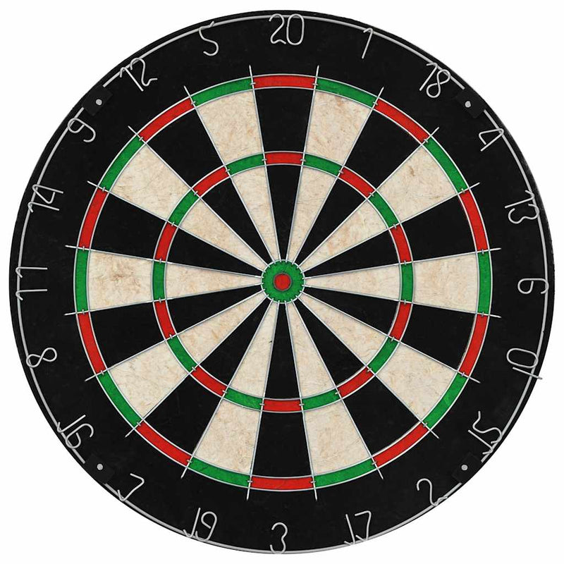 Professional Sisal Dartboard with 6 Darts