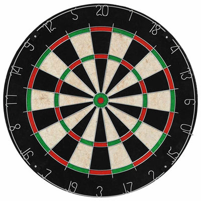 Professional Sisal Dartboard with Cabinet and 6 Darts