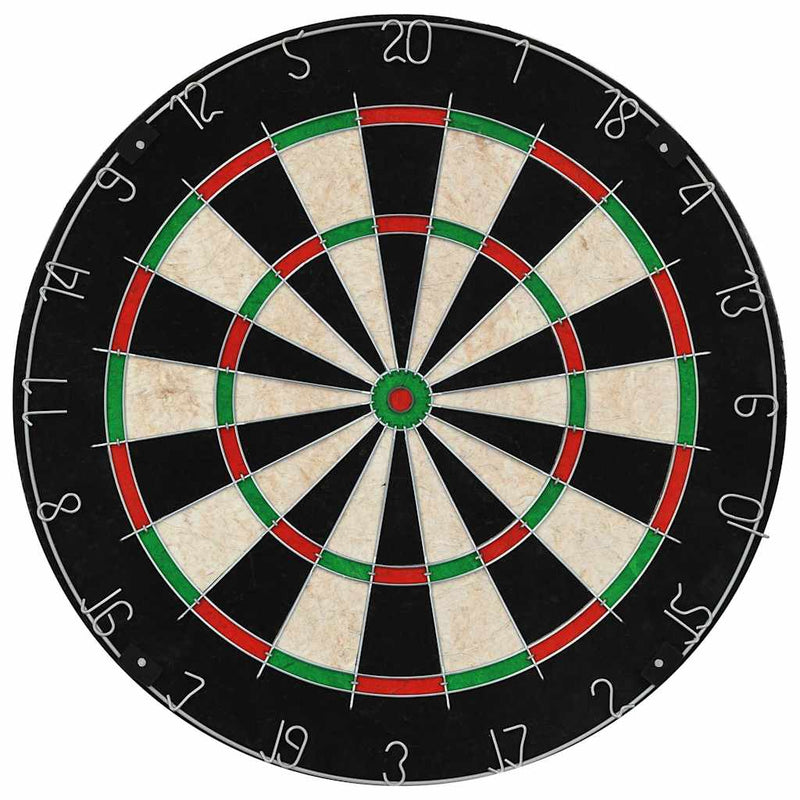 Professional Sisal Dartboard with Cabinet and 6 Darts