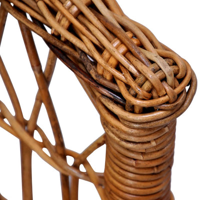 Outdoor Chair Natural Rattan Brown