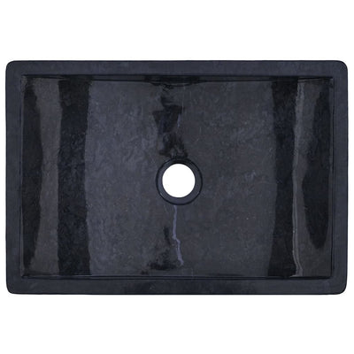 Sink 45x30x12 cm Marble Black