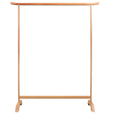 Clothes Rack 125x150 cm Solid Oak Wood