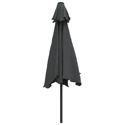 Garden Parasol with Metal Pole 300 cm Anthracite