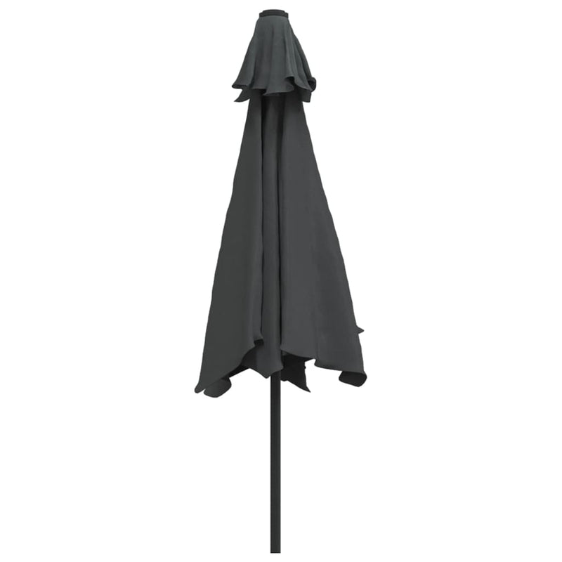 Garden Parasol with Metal Pole 300 cm Anthracite