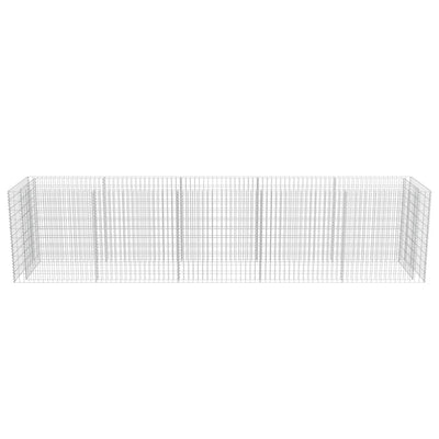 Gabion Raised Bed Galvanised Steel 450x90x100 cm