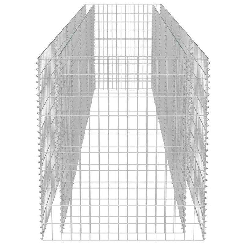 Gabion Raised Bed Galvanised Steel 450x90x100 cm