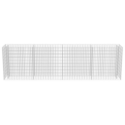 Gabion Raised Bed Galvanised Steel 360x50x100 cm